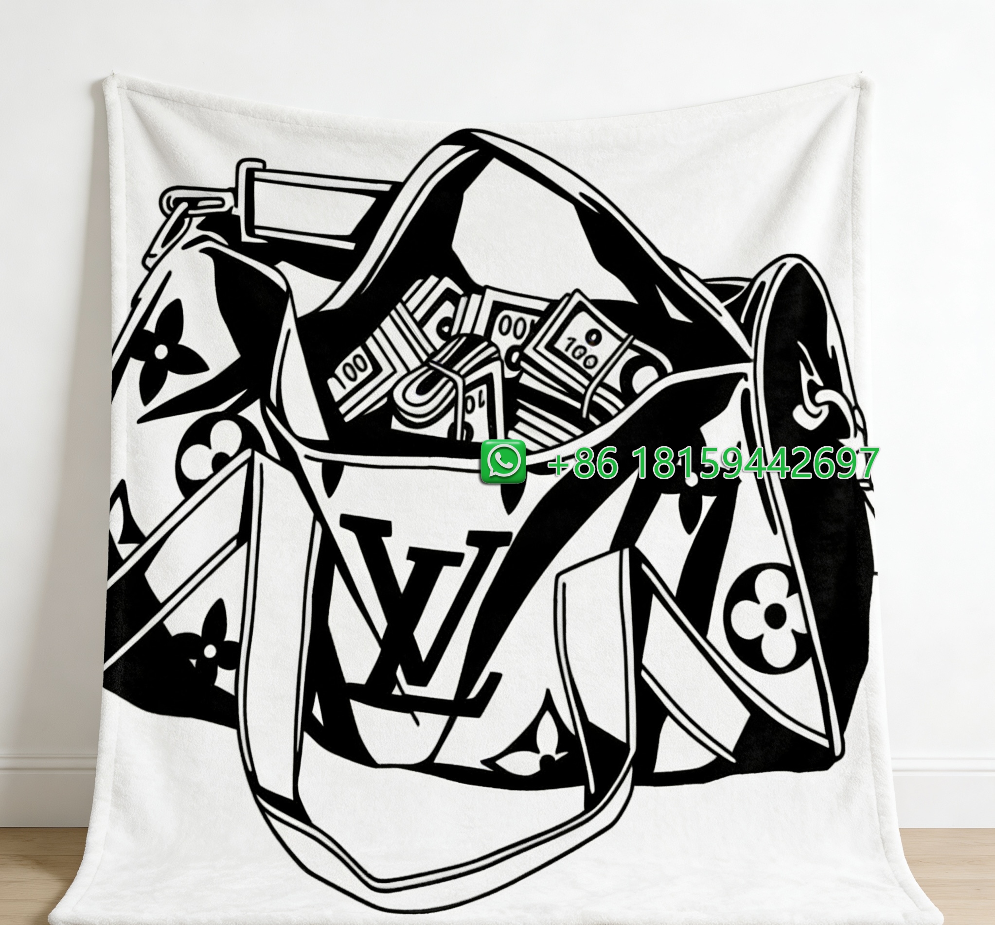 Louis Vuitton Throw Blankets